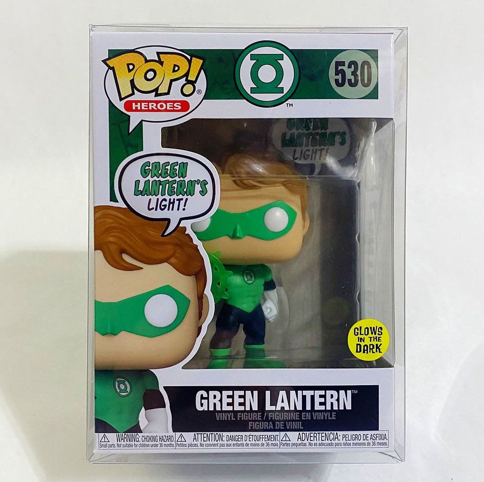 Thumbnail: DC Comics Green Lantern Glow-in-the-Dark Funko Pop! Vinyl Figure #530 in protector