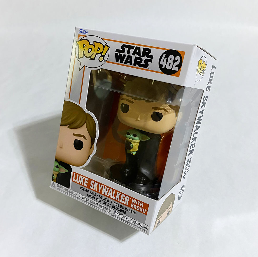 Star Wars Luke Skywalker w/ Grogu Funko Pop Vinyl Figure #482 mint