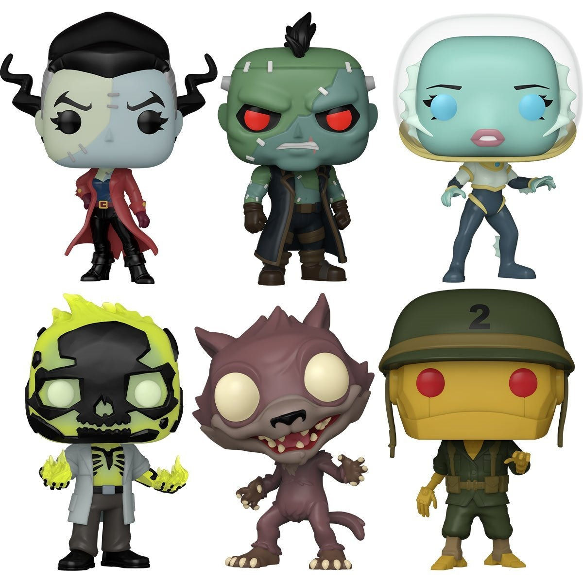 (Case of 6) Creature Commandos Funko Pop! Vinyl Figures