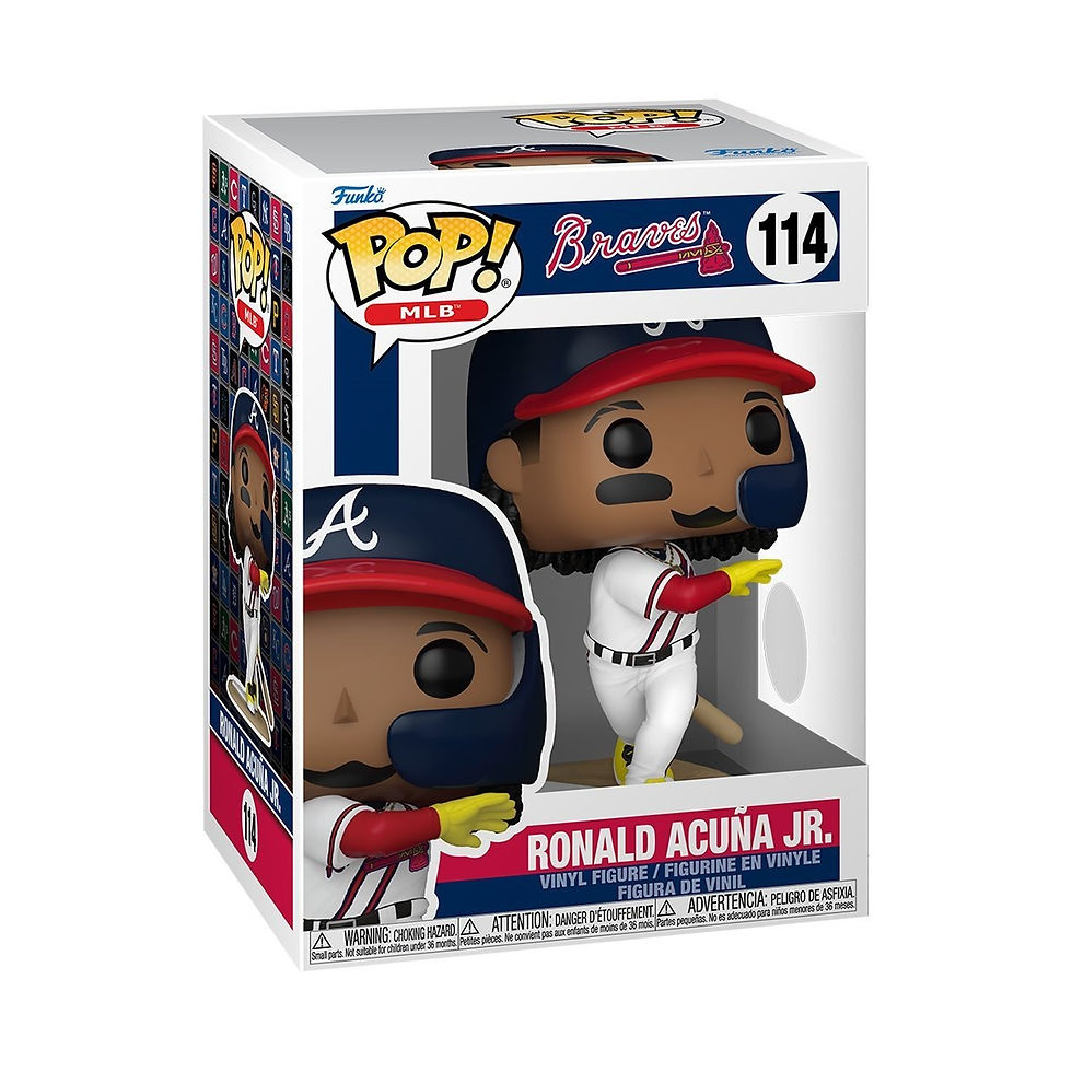 MLB Braves Ronald Acuna Jr. Funko Pop! Vinyl Figure #114 in box