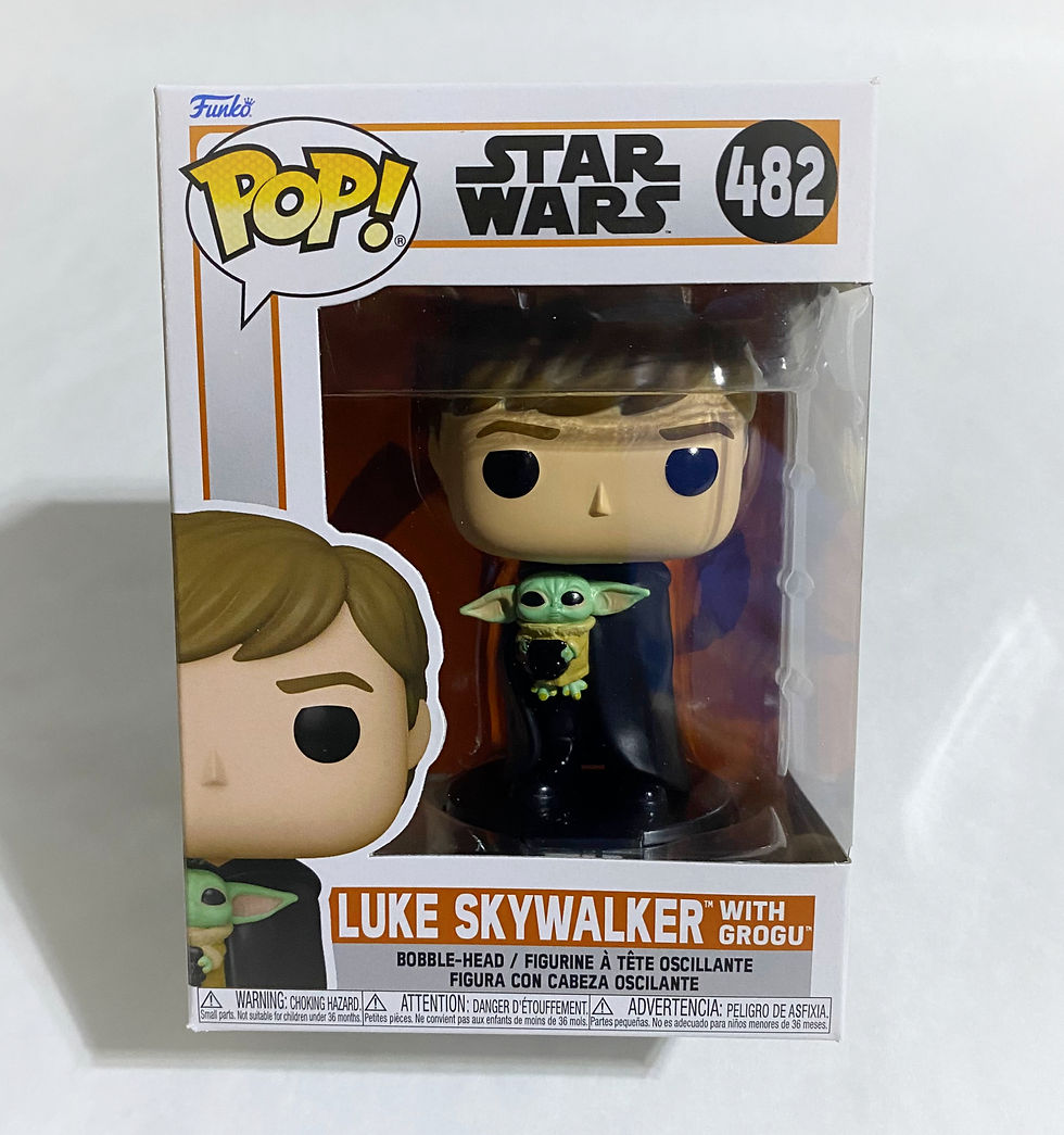 Star Wars Luke Skywalker w/ Grogu Funko Pop Vinyl Figure #482
