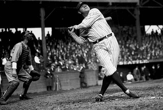 Babe Ruth at Bat in Dugdale Park, Seattle 1924