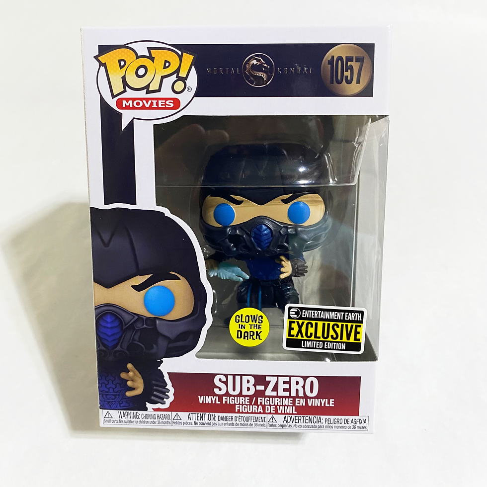 Mortal Kombat Glow in the Dark Sub-Zero EE Exclusive Funko Pop Vinyl Figure