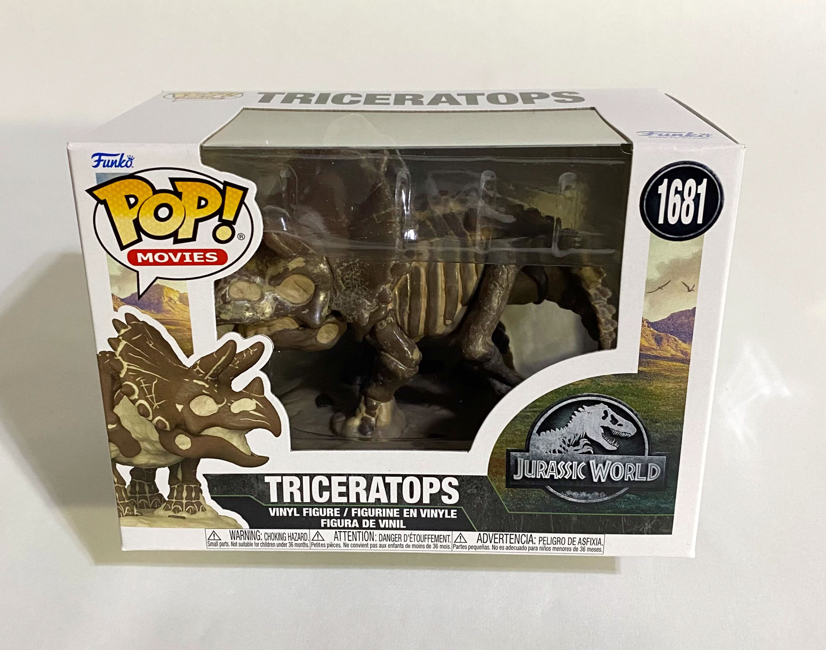 Jurassic Park Fossil Triceratops Funko Pop! Vinyl Figure #1681