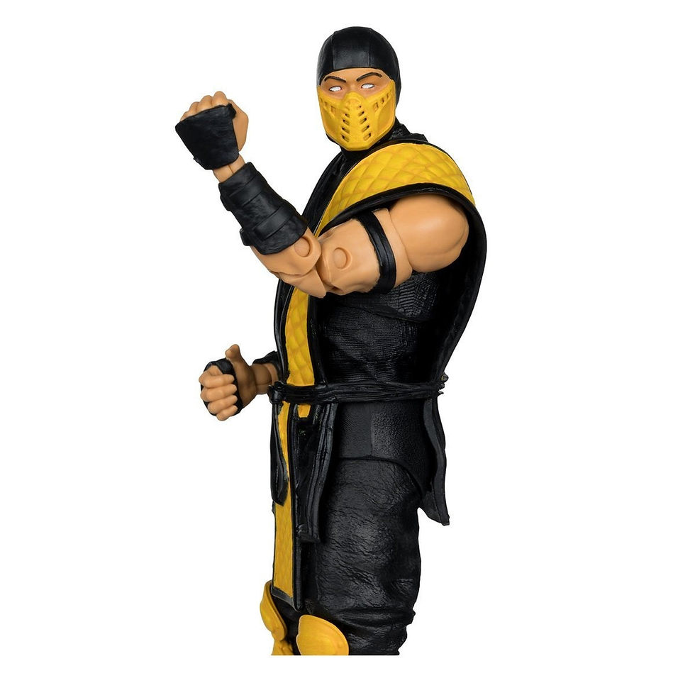 Thumbnail: Mortal Kombat Klassics Wave 1 Scorpion 7-Inch Scale Action Figure fist pose