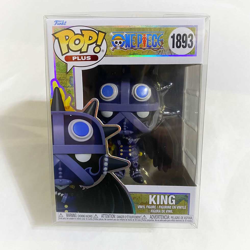 Thumbnail: One Piece King Funko Pop! Vinyl Figure Plus #1893 In Protector