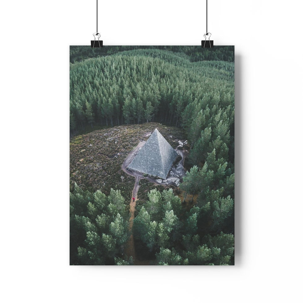 Thumbnail: Giclée Art Print- Cairngorms Pyramid