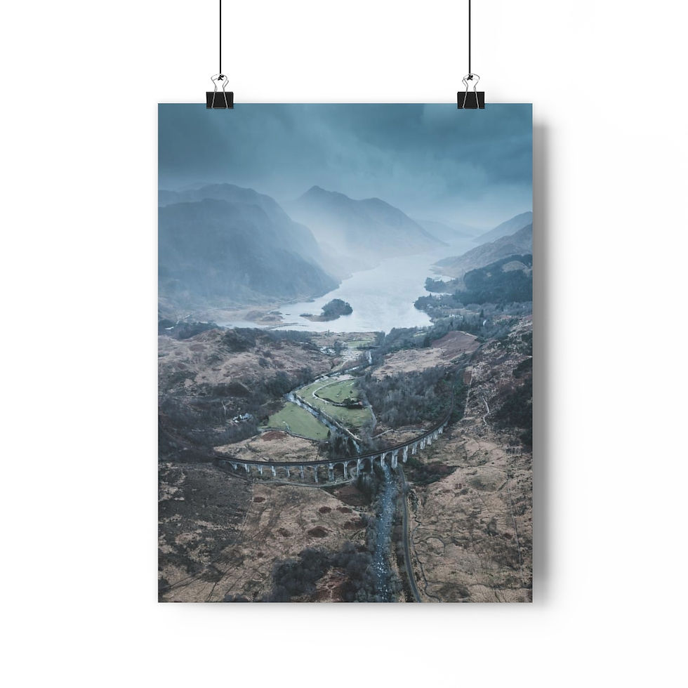 Thumbnail: Giclée Art Print- Glenfinnan Viaduct 1