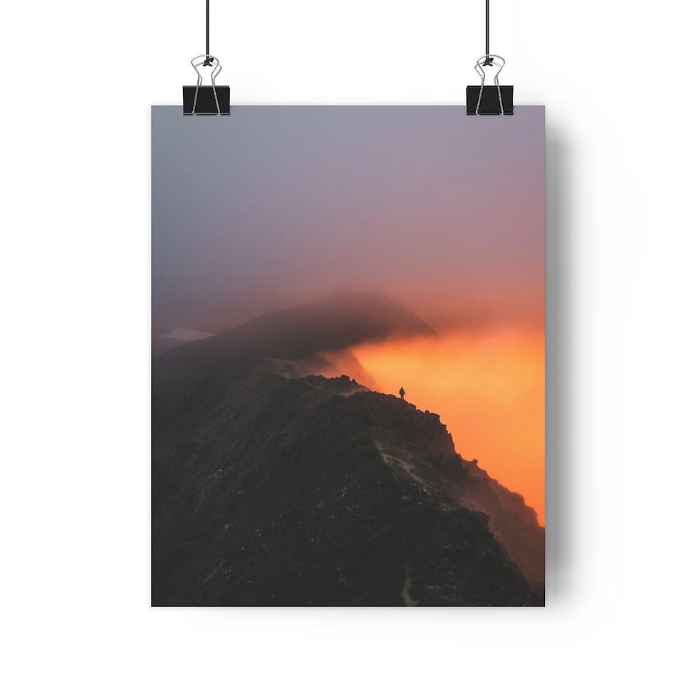 Thumbnail: Giclée Art Print- Crib Goch