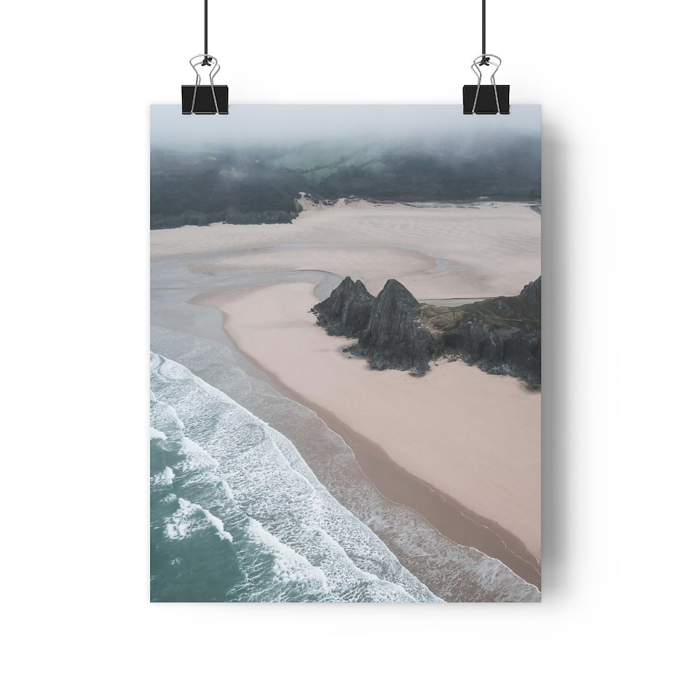 Thumbnail: Giclée Art Print- 3 Cliffs Bay 