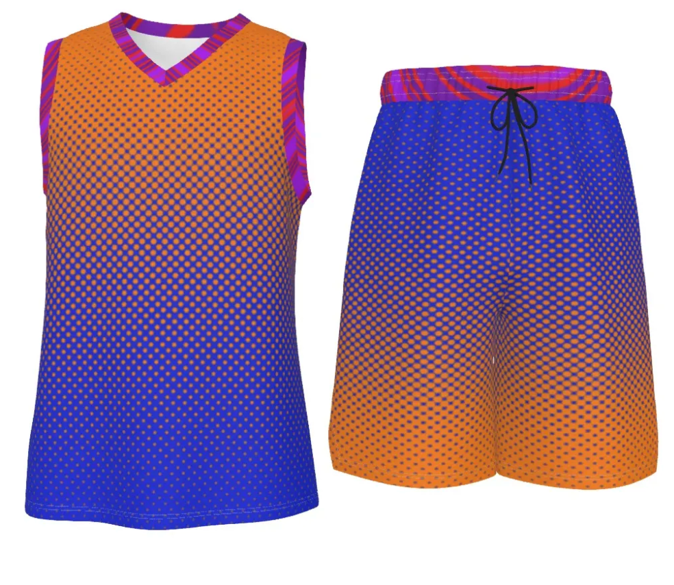New York Blues Basketball Set