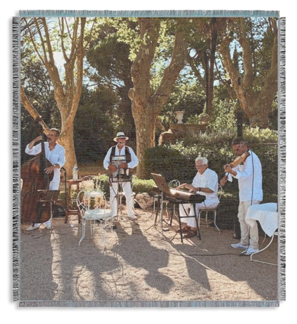 I'm With the Band Woven Blanket