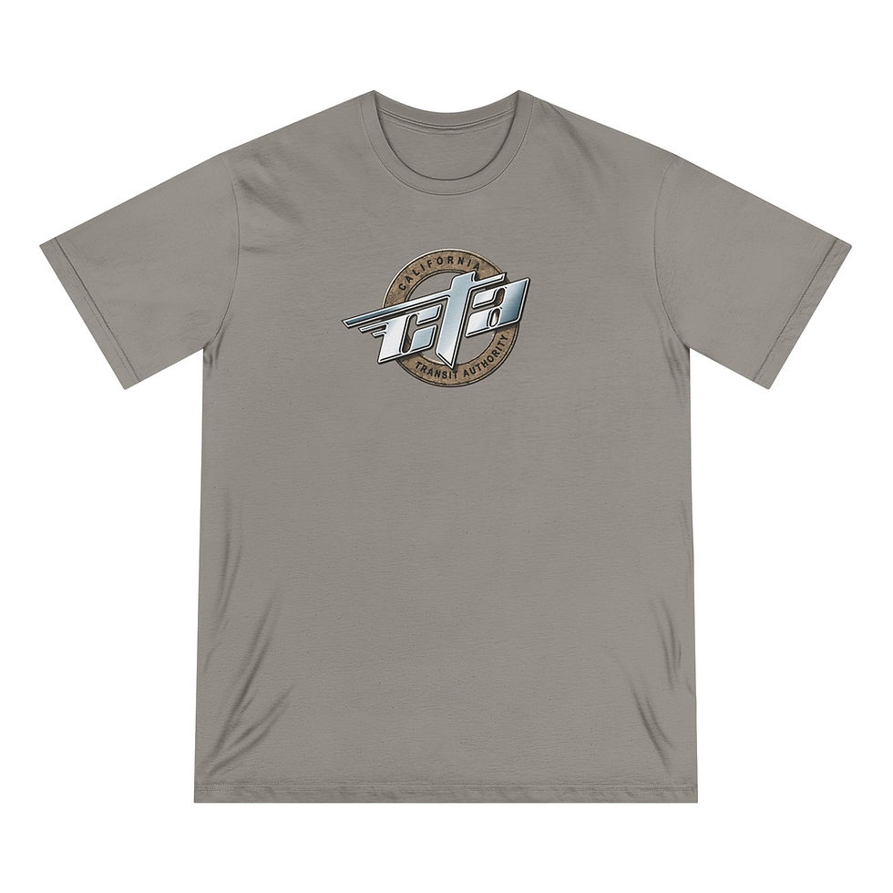 Thumbnail: CTA - California Transit Authority logo men's Organic Staple T-shirt
