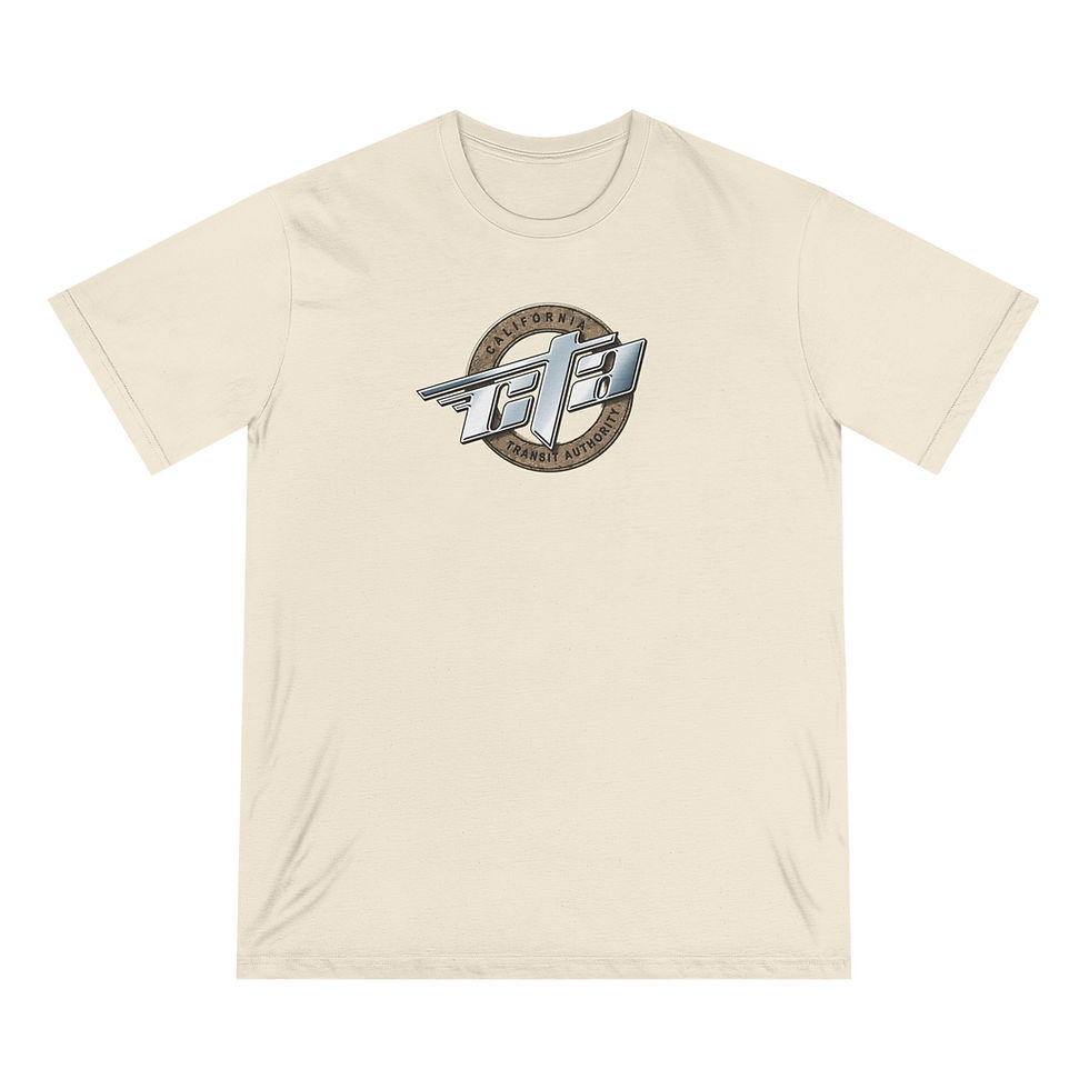 Thumbnail: CTA - California Transit Authority logo men's Organic Staple T-shirt