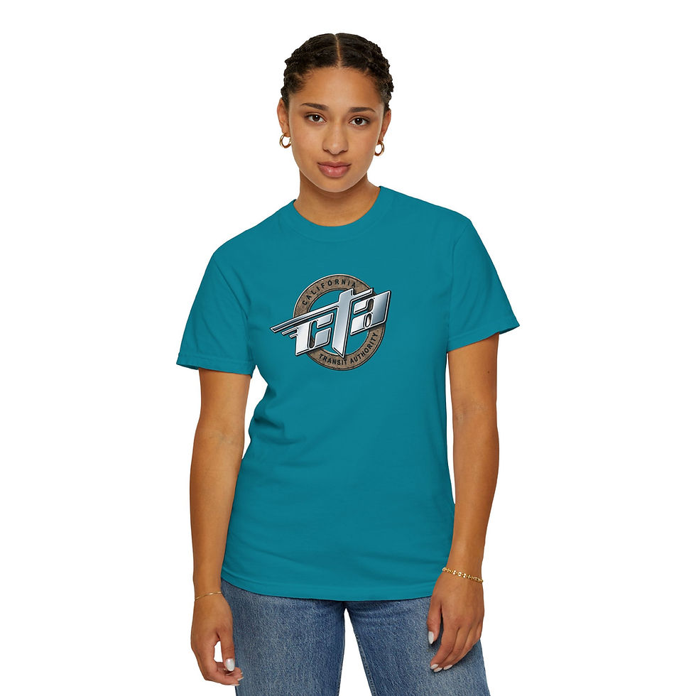 Thumbnail: CTA - California Transit Authority logo Comfort Colors Women's T-shirt Darks