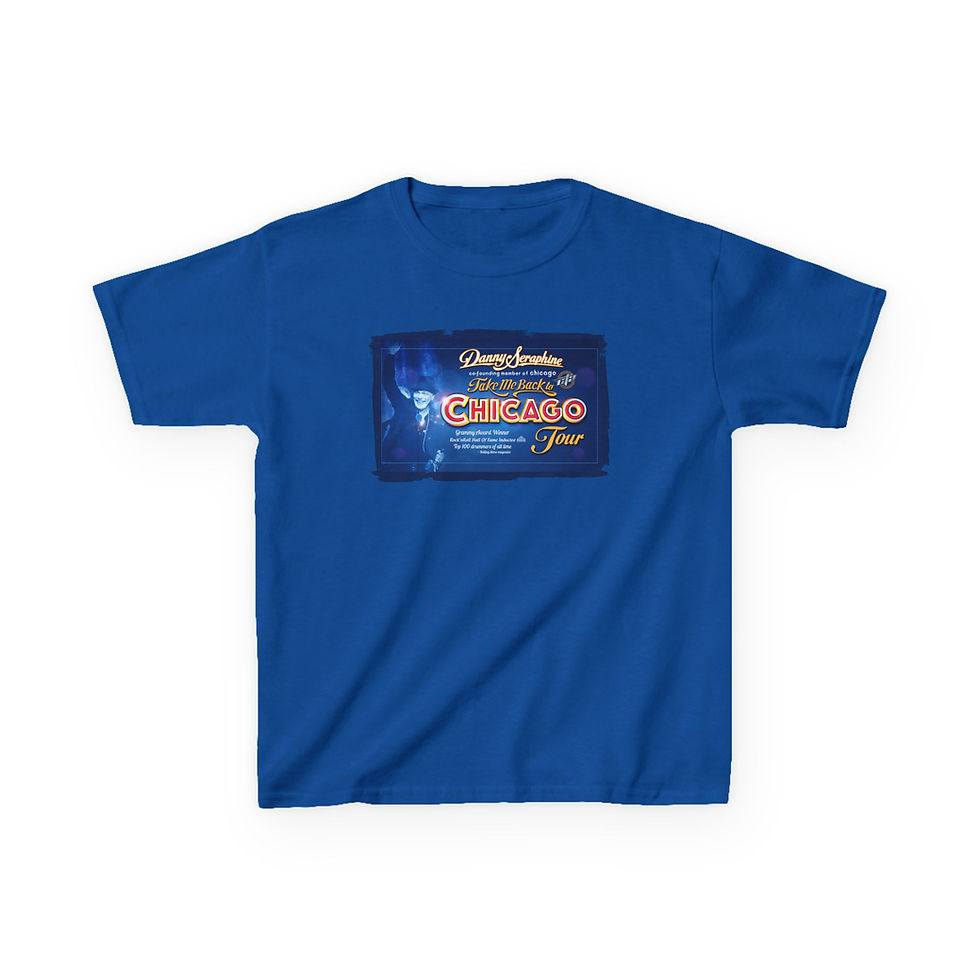 Thumbnail: Kids 'Take Me Back to Chicago' midweight girls tee