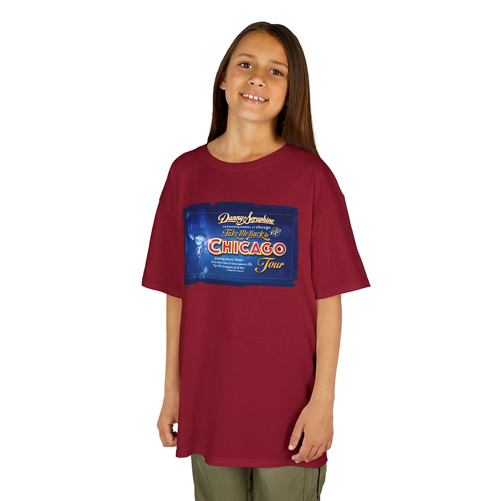 Thumbnail: Kids 'Take Me Back to Chicago' midweight girls tee