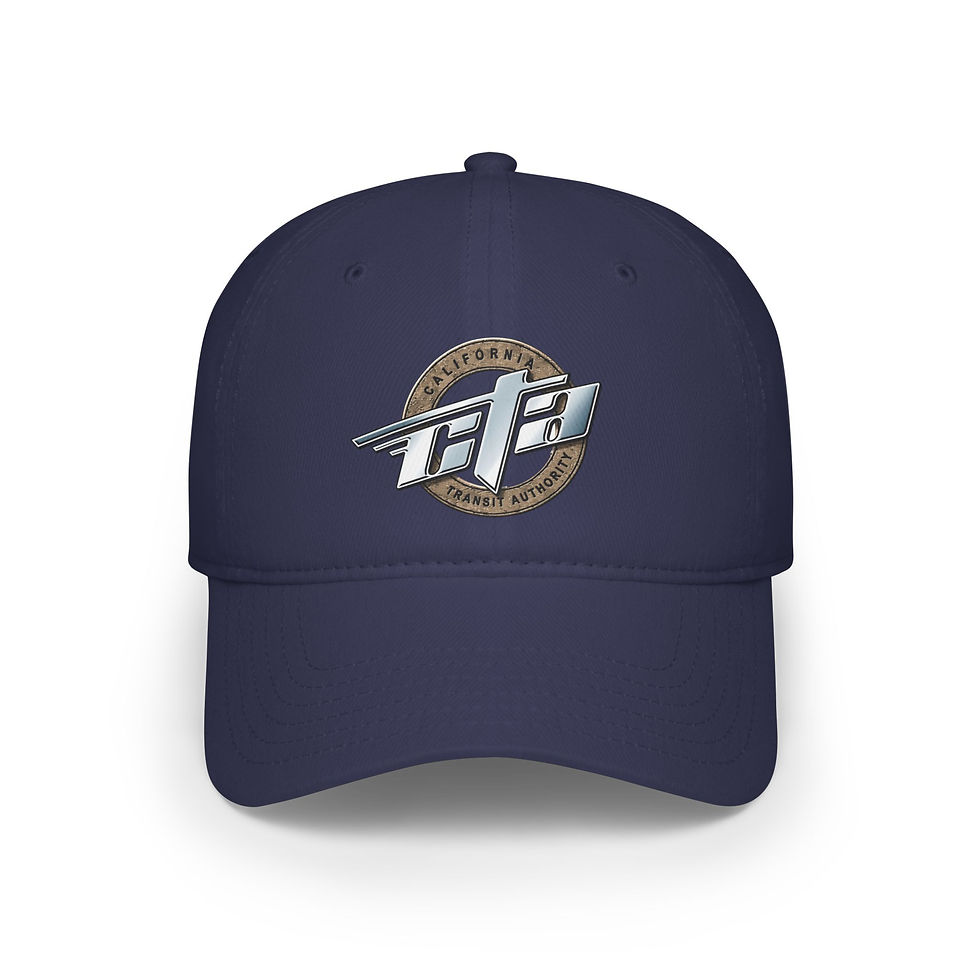 Thumbnail: CTA - California Transit Authority logo Baseball Cap with Velcro closure