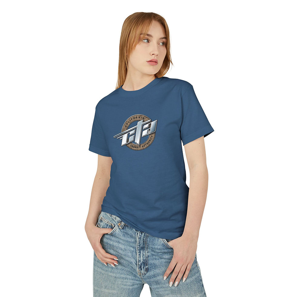 Thumbnail: CTA - California Transit Authority logo Heavyweight Cotton Tee