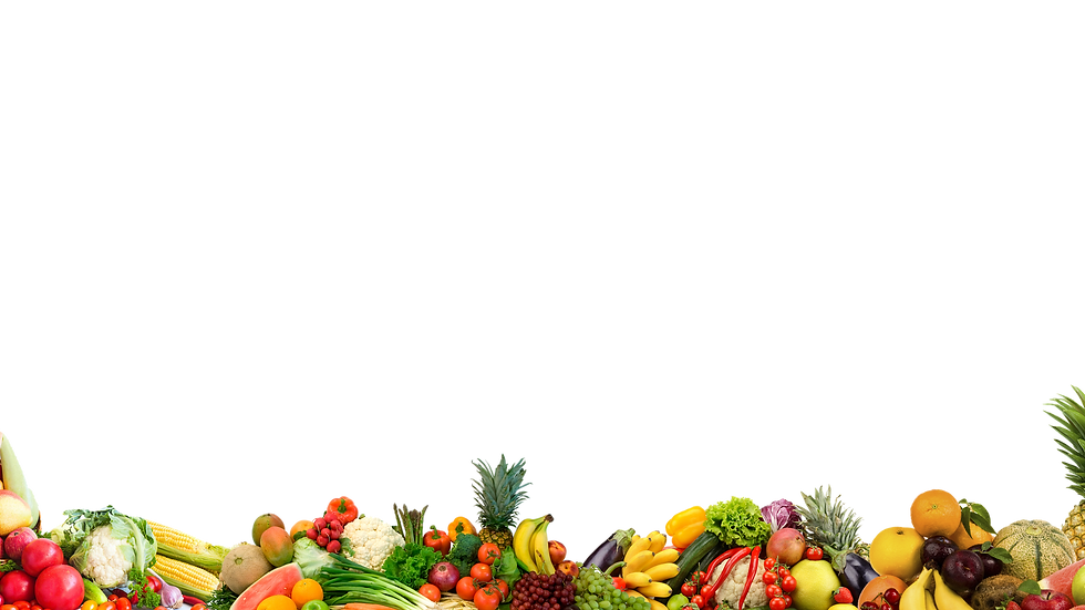 Background image of fruits and vegetalbes piled up
