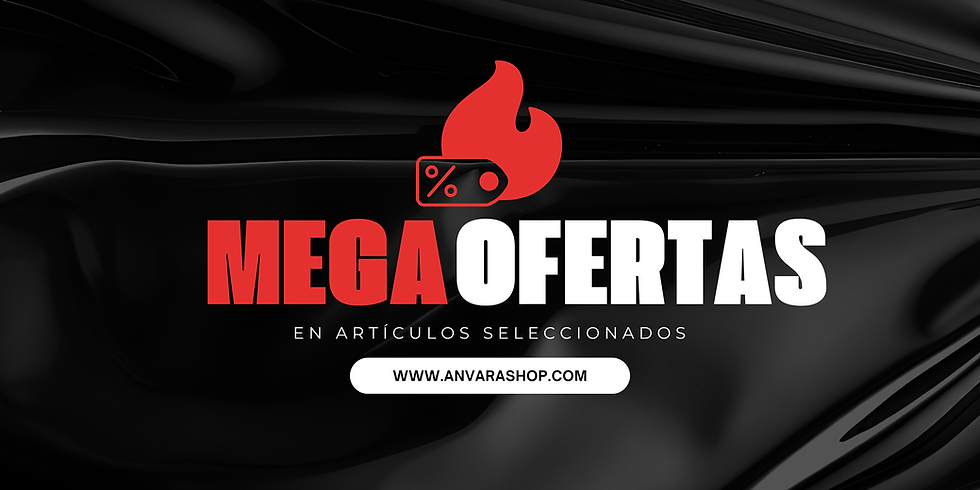 Banner Horizontal Web Mega Ofertas Compras Online Llamativo Rojo y Negro.png
