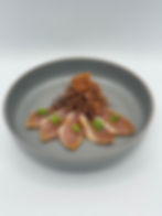 11. CRUNCH ONION ALBACORE SASHIMI