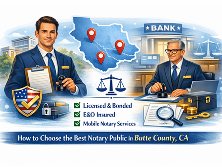 How to Choose the Best Notary Public in Butte County, CA