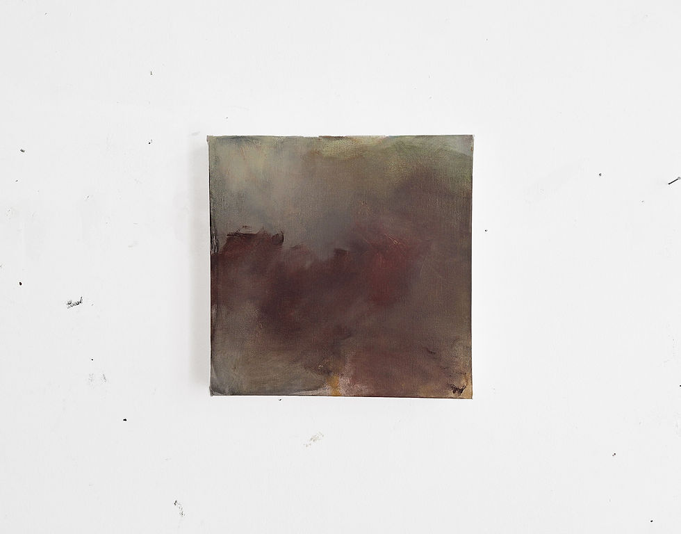 Mute (2026), 30x30cm, acrylic on canvas