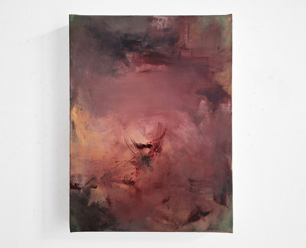 Gyre (2026), 40x30cm, acrylic on canvas
