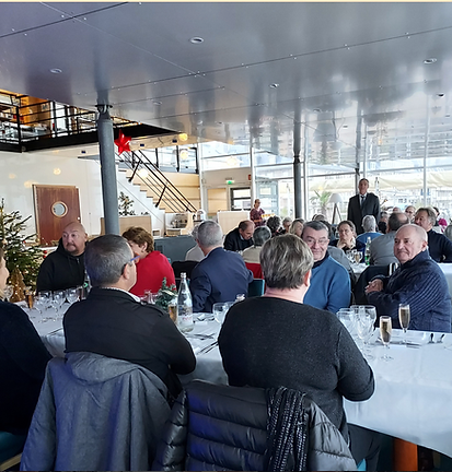 Photo du repas des aînés en 2024 dans un restaurant de Saint-valery-en-Caux