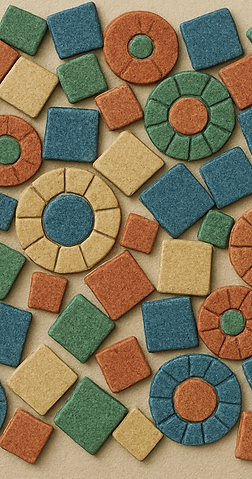 Mosaikbild als Symbol für dein Lebensmosaik