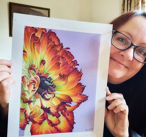 Parrot Tulip and me.jpg