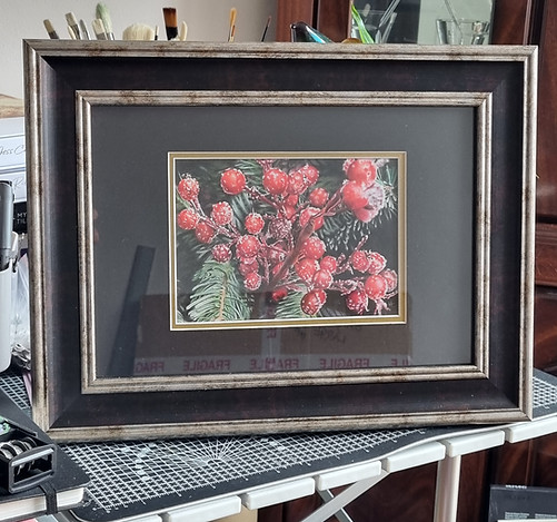 Berry Merry framed