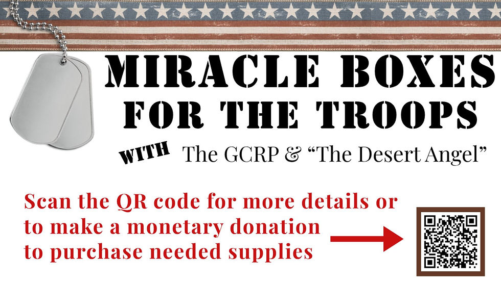 Miracle Boxes for the Troops