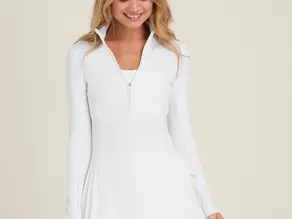 All Court Long Sleeve Tennis Dress: $84 from $118