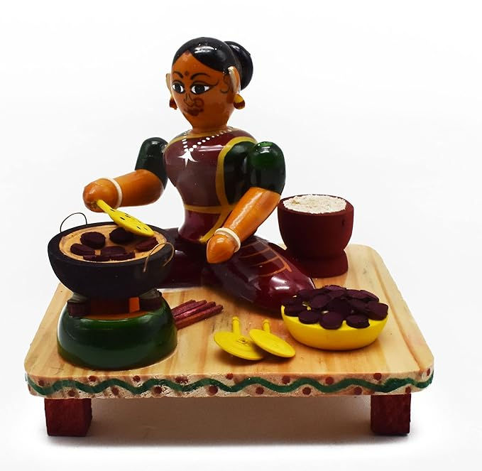 Thumbnail: Paljji Handicrafts Kondapalli Bomma Wooden Toy | Traditional Handcrafted