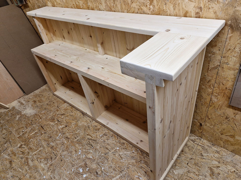 Thumbnail: Home Interior Bar Man Cave Wooden Pub Reception Desk *DESIGN B/C*