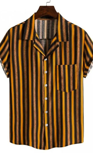 Contrasting Yellow Shirt