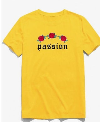 ZAFUL Rose Letter Embroidered