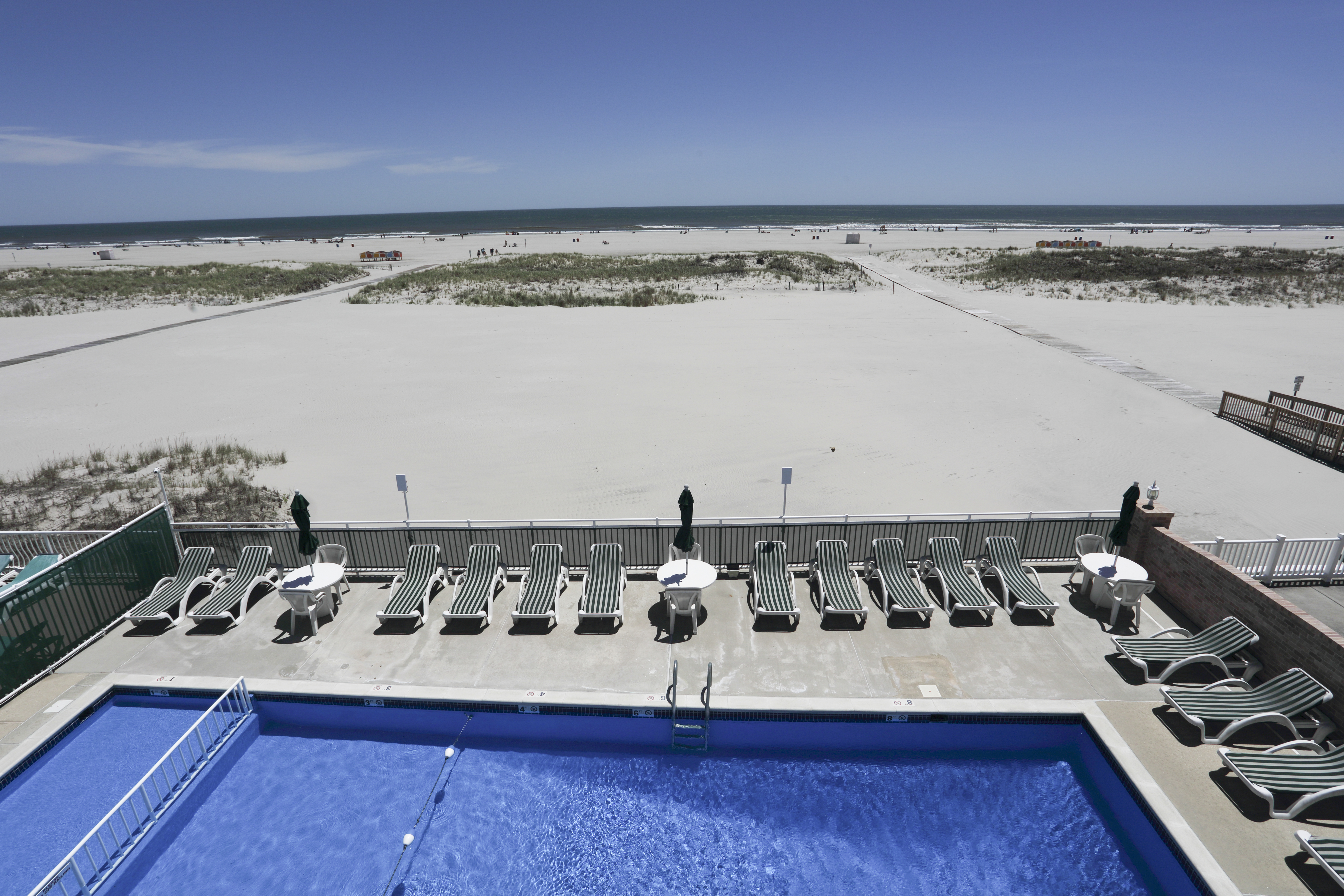 Commander Motel Pool and Beach