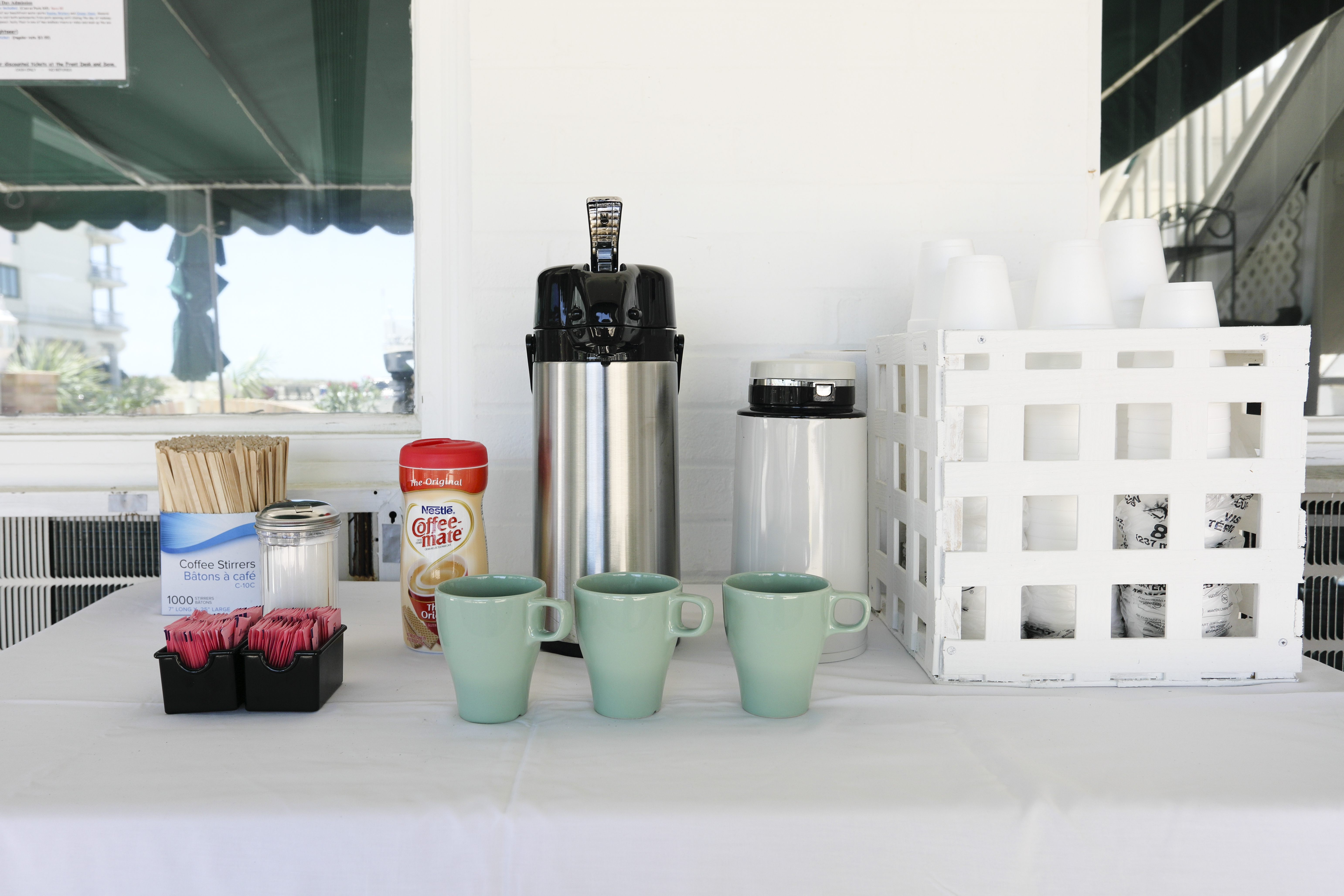 Coffee @ Commander Motel in Wildwood