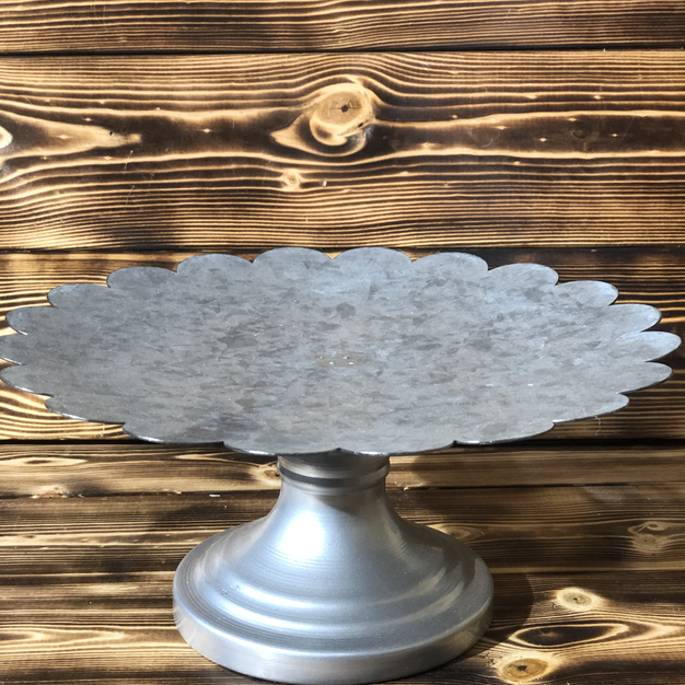 Galvanized Cake Stand