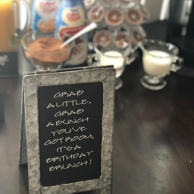Birthday Brunch Sign