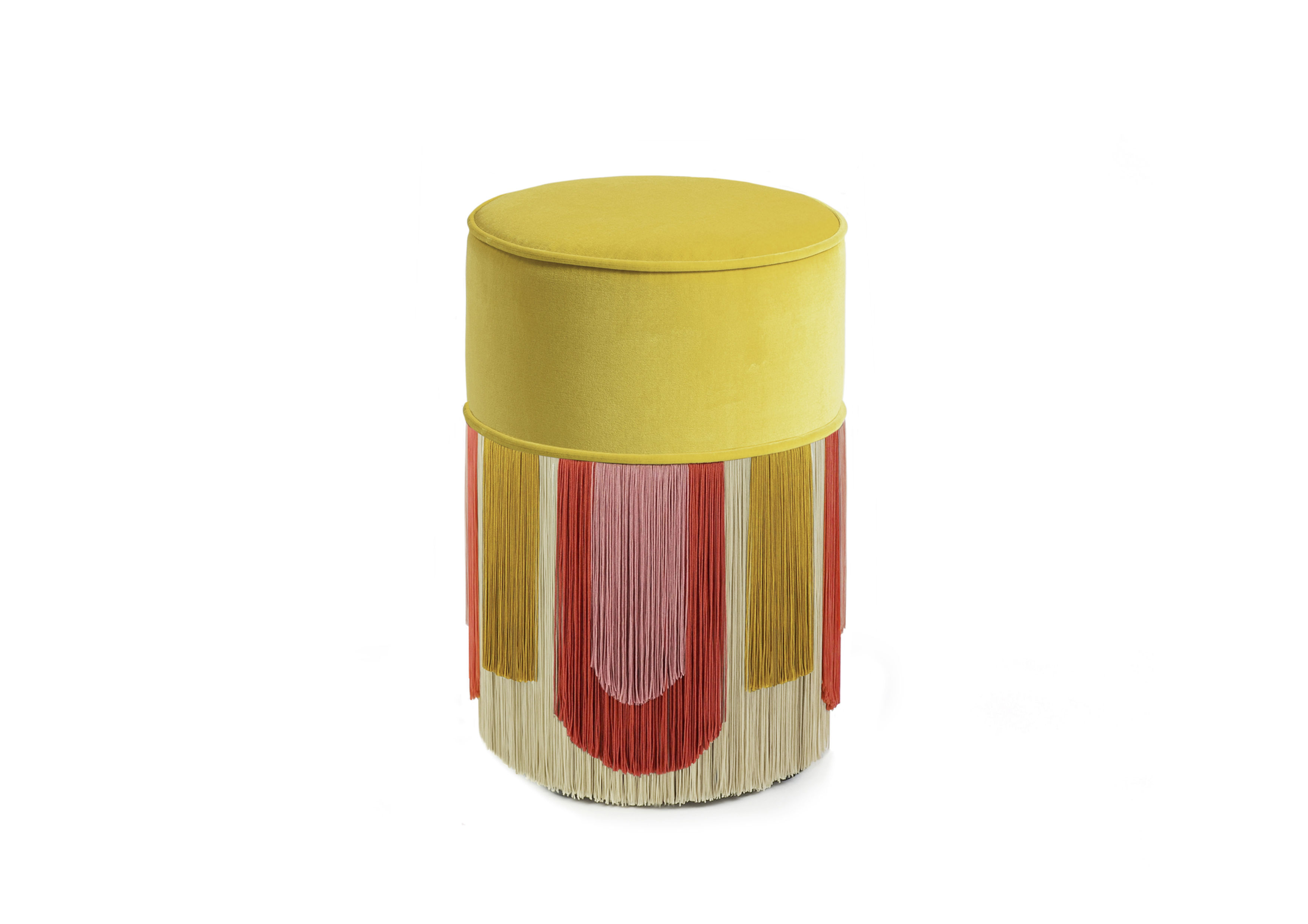 Yellow Deco' Ottoman Pouf 30