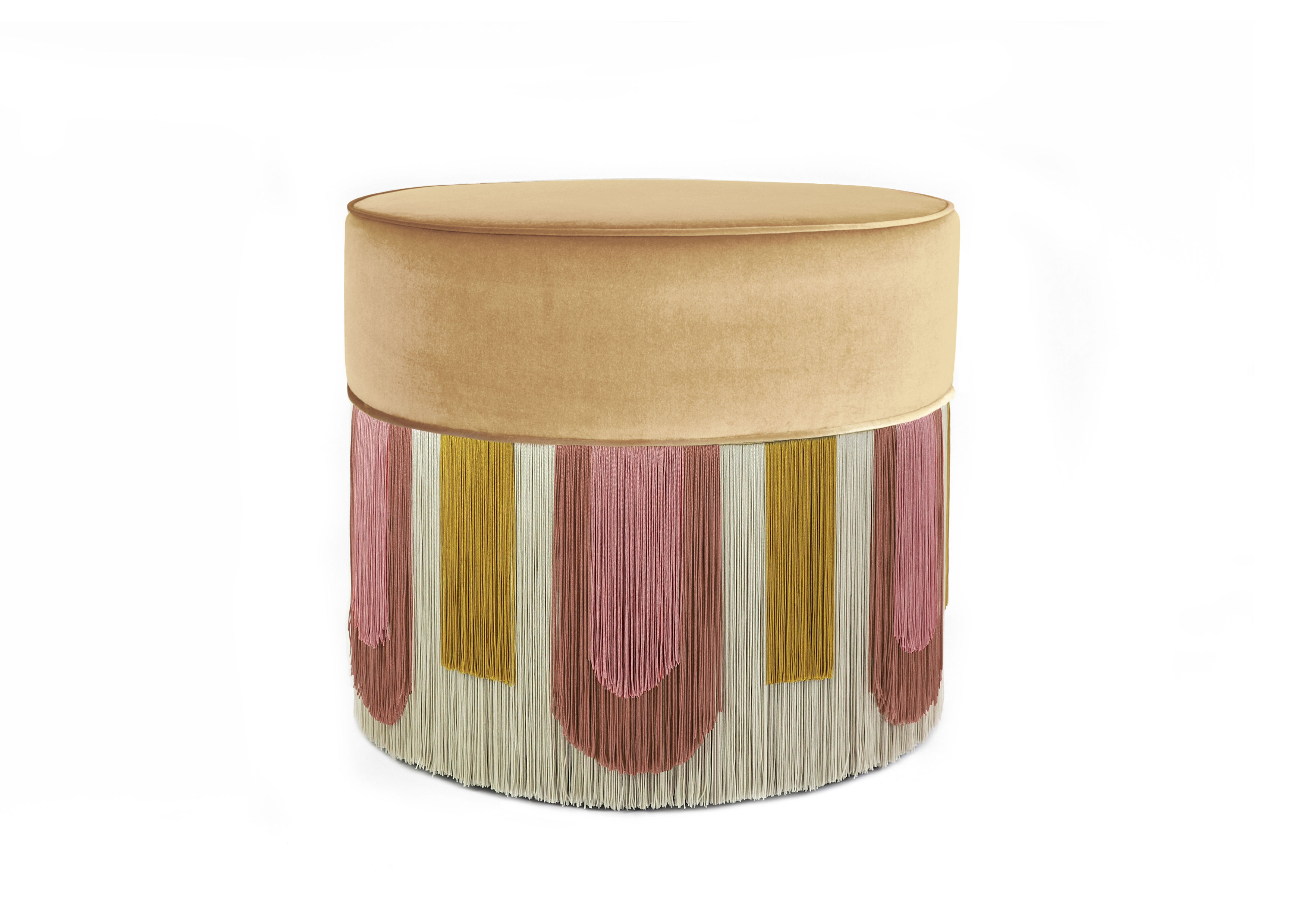 Beige Deco' Ottoman Pouf 50