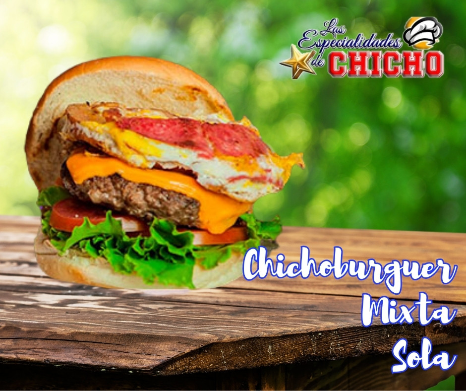 Chichoburguer sin papas