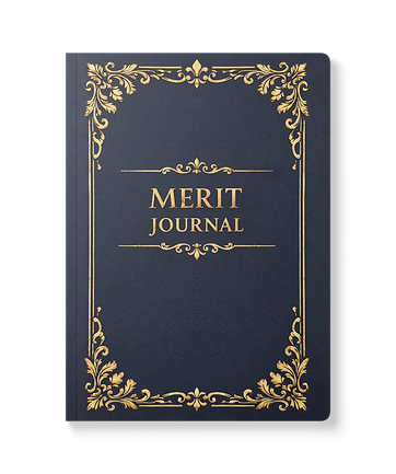 Merit Journal - Front - Rosella Tran Publisher
