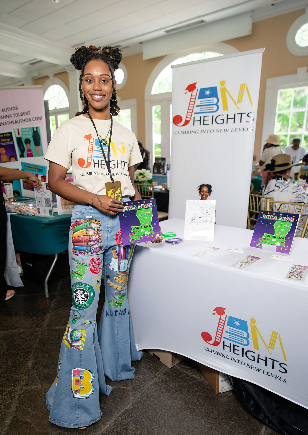 New Orleans Author Jaz Morton promotes her book, NOLA ABC’s, an alphabet book for kids with learning disabilities.