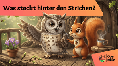 Zweiundzwanzig Striche im Januar – Glitzerfeders persönliches Geschenk