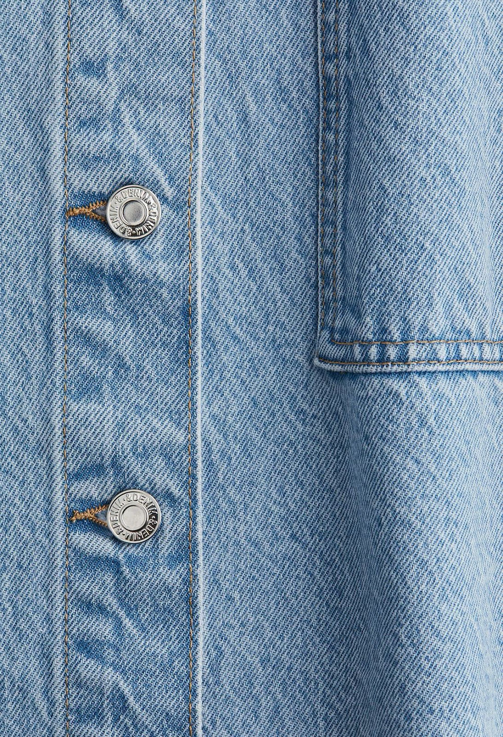 Thumbnail: Рубашка джинсовая оверсайз